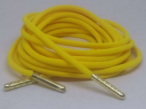 Neon Yellow Boot Laces *Guaranteed for Life* 550 Paracord Steel Tip - Mad Dog Laces