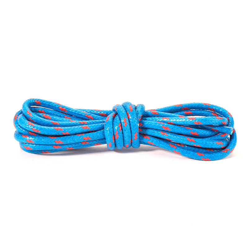 Blue fashion shoelaces