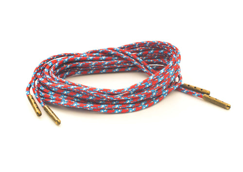 Rebel Stars and Bars Boot Laces *Guaranteed for Life* 3mm Paracord Steel Tip Shoelaces