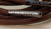 Walnut Boot Laces 550 Paracord Steel Tip